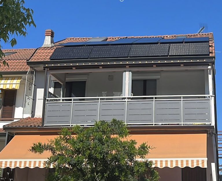 Tetto con due inclinazioni