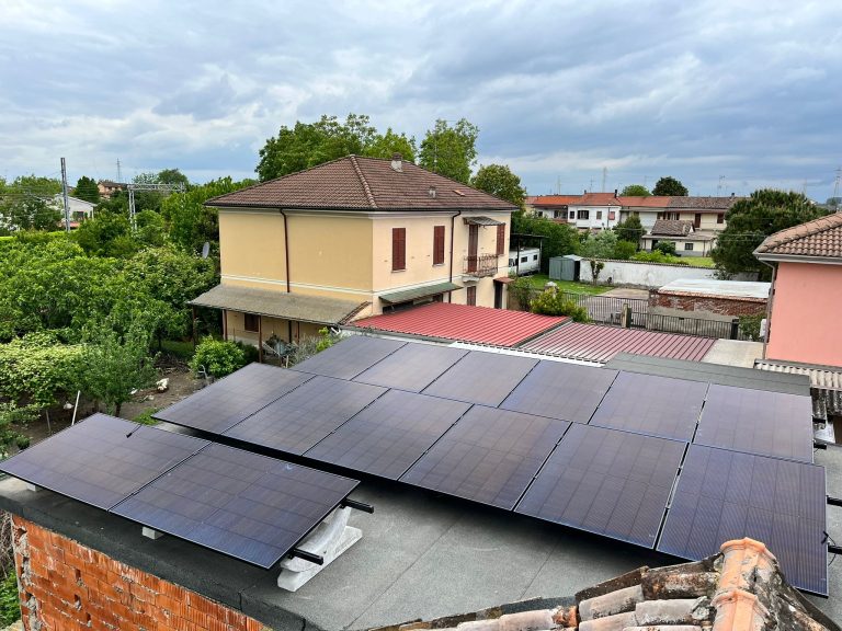 Impianto su zavorre inclinabili